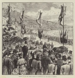 Eröffnung der neuen Nordparade in Scarborough durch den Herzog von Clarence